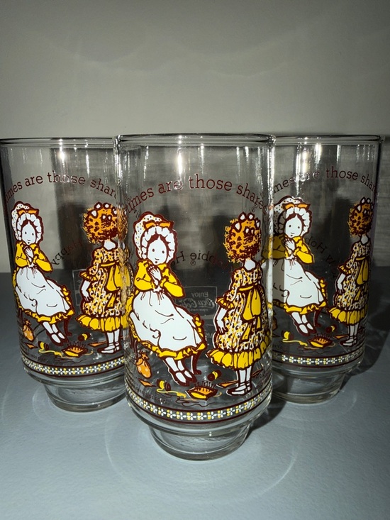 Coca Cola Other - Vintage Limited Edition Holly Hobbie Coca Cola Tall Glasses-Set of 3